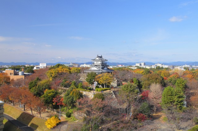 浜松城公園　紅葉