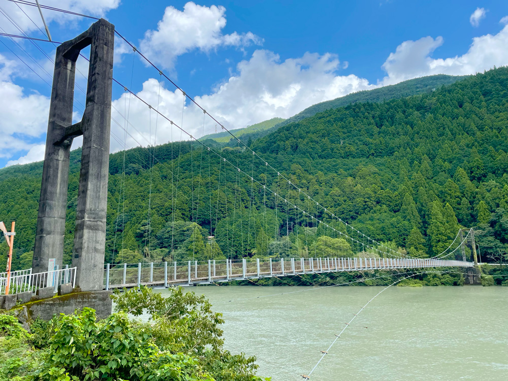 浜松の吊り橋 峰之澤橋