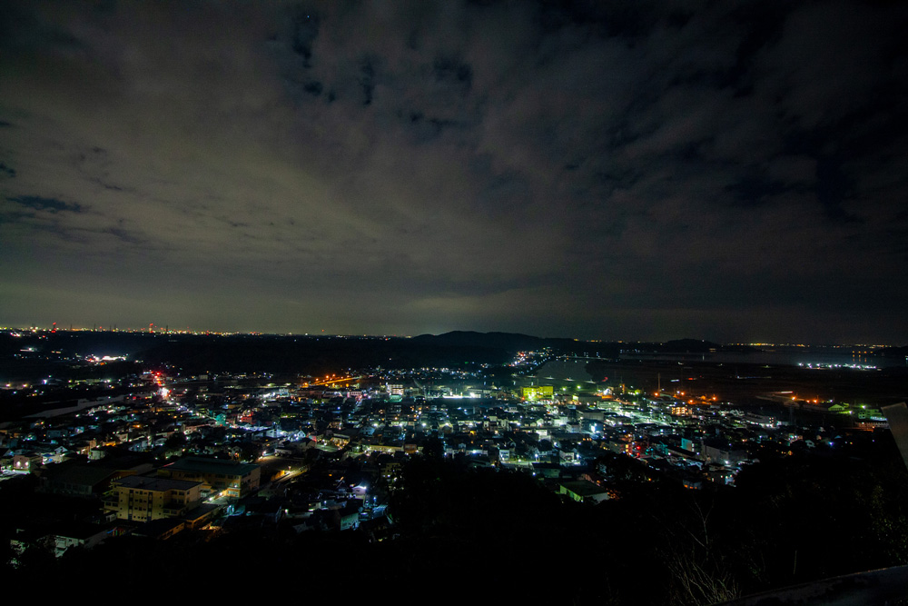 細江公園展望台からの夜景