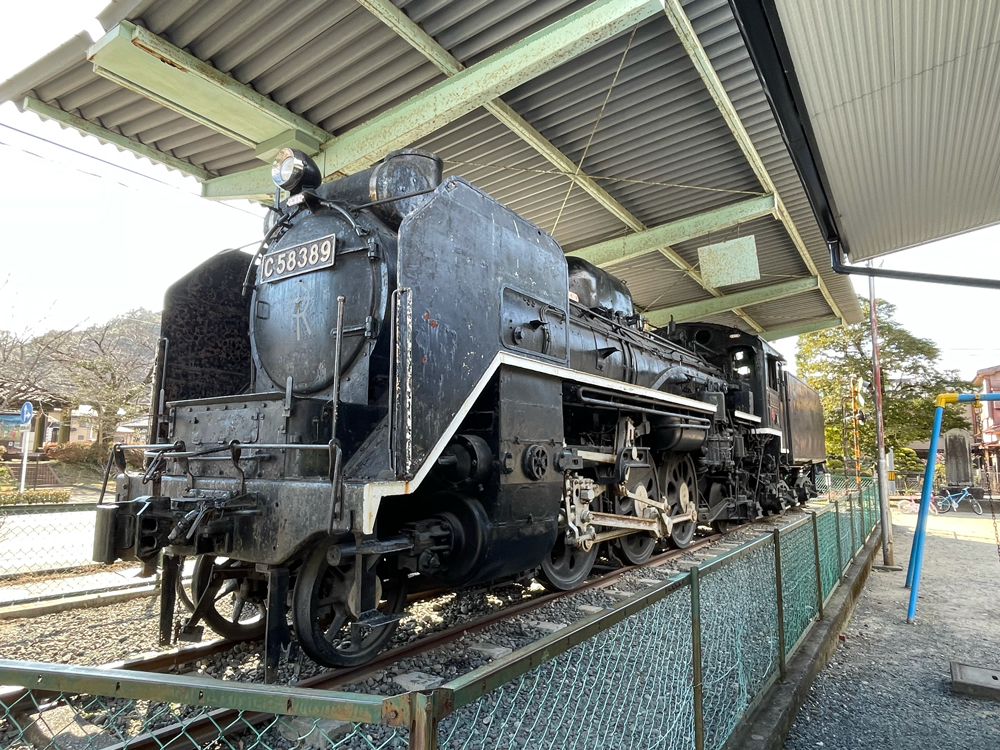 機関車公園の機関車（二俣町）