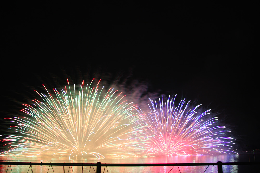 浜松の花火：三ヶ日の花火大会